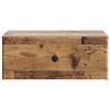 Wall Mounted Nightstand Reclaimed Wood 49 x 34.5 x 20 cm