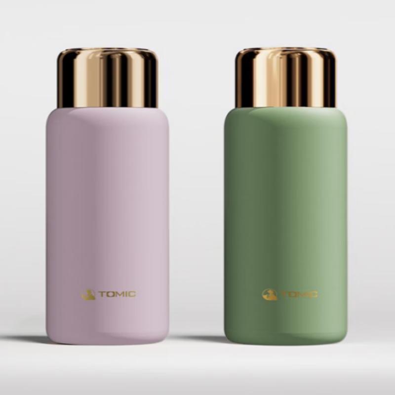 TOMIC Smart Display Insulated Tea Mug with Ceramic Liner