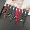 Leather Watch Strap - Oil Wax Cowhide, Pin Buckle, Retro Design, Universal Fit for Smartwatches (20mm, 22mm)