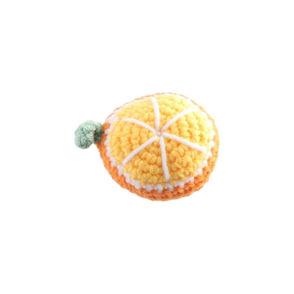 Sunflower Knitted Strawberry Fruits Cartoon Hand Knitted Strawberry Wool Cute Fruit Accessories