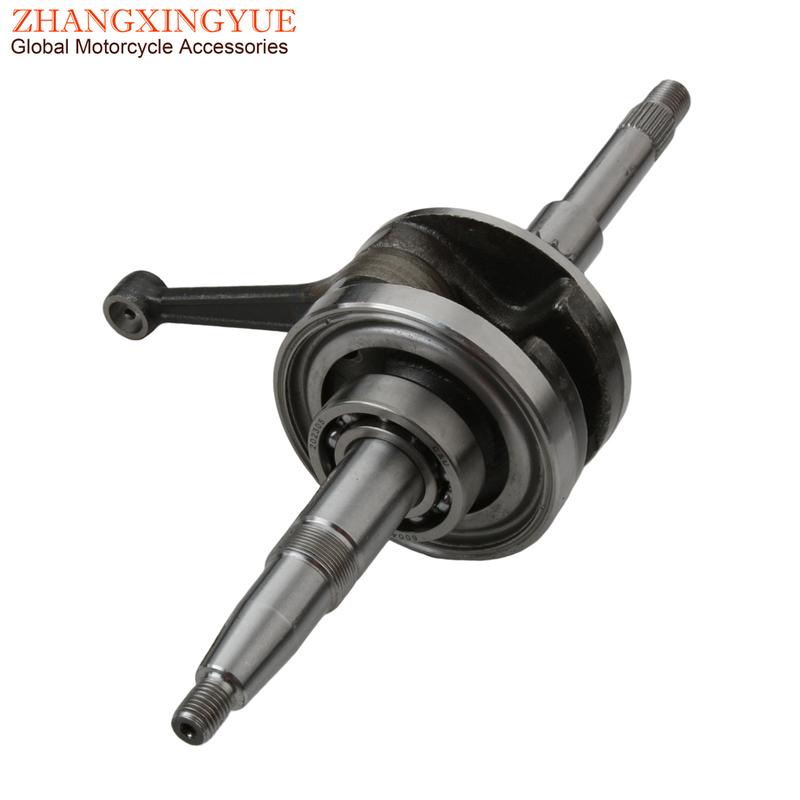 Scooter Crankshaft For SYM Allo 50 Crox Fiddle 2 Jet 4 Mio Symphony S X-Pro 50cc AC 13000-AMA-000 4T 1P37QMB Engine Parts