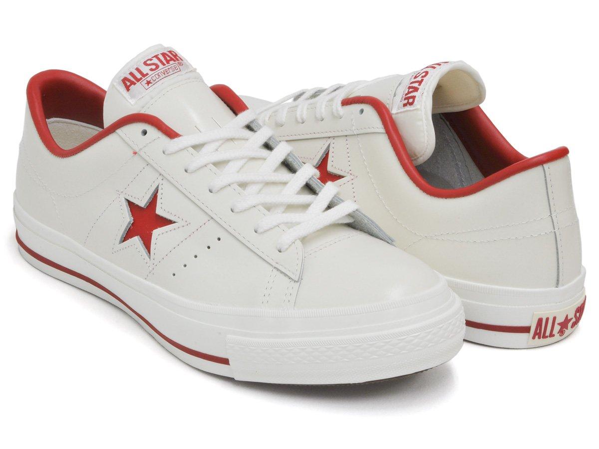 

ONE STAR J Звезда Сделано в 32346512 [Converse] [One Japan] БЕЛЫЙ/КРАСНЫЙ (измерение_29_точка_0_сантиметров)