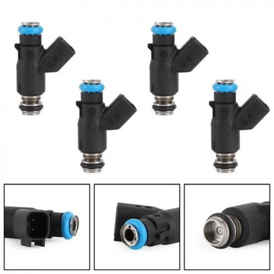 4PCS Fuel Injectors 96487553 Fit Chevrolet Aveo Aveo5 2006-08 Pontiac Wave Wave5
