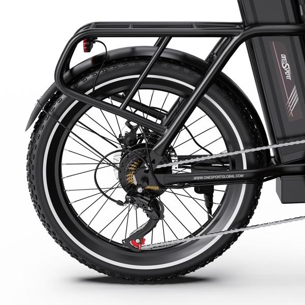 ONESPORT-OT16-2 48V 250W Folding E-Bike, Removable 17Ah Battery, 60-120KM Range, City Commuter