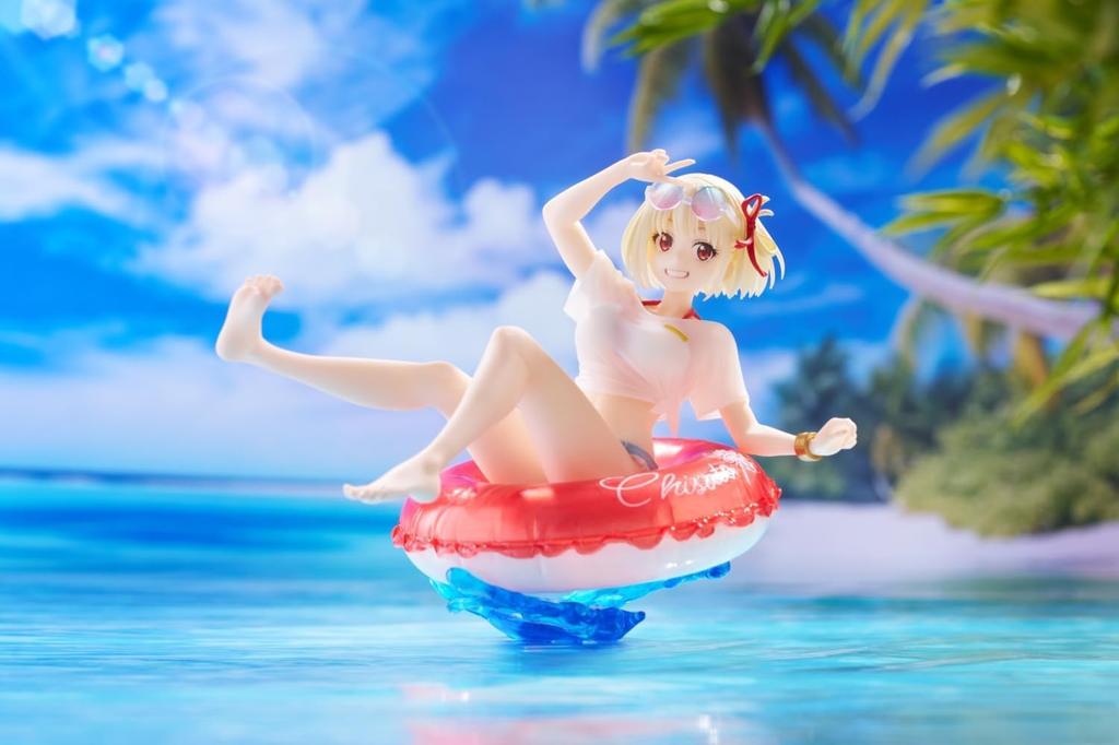 Nishikigi Chisoku & Inoue Takina Figures, Licorice Recoil Aqua Float Girls, Approx. 10cm, Set of 2
