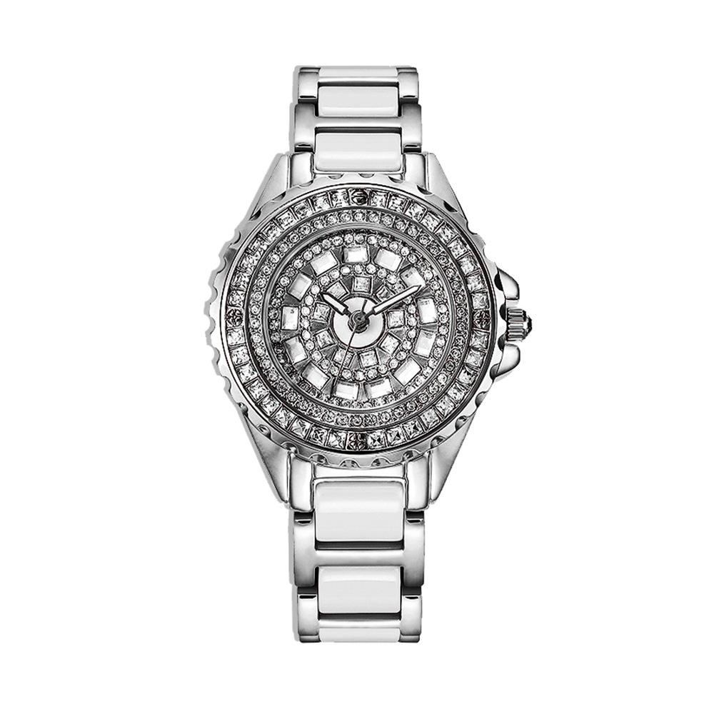 New Model of Gypsophila Watch for Women, Full of Diamonds, Heavy Industry, Exquisite and Fashionable Temperament, Steel Band Watch for Women