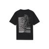 Li Ning China Li Ning T Shirts Unisex Black Crew Neck Moderate Straight Fit AHSS136-2
