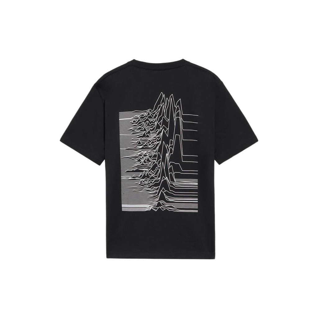 Li Ning China Li Ning T Shirts Unisex Black Crew Neck Moderate Straight Fit AHSS136-2