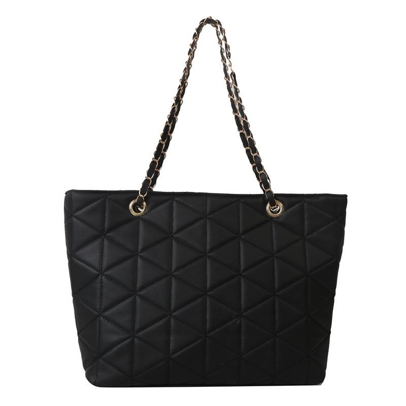 Retro Personalized Chain Tote Bag Summer New Bag Women's Fashion Simple Shoulder Bag Casual Handbag