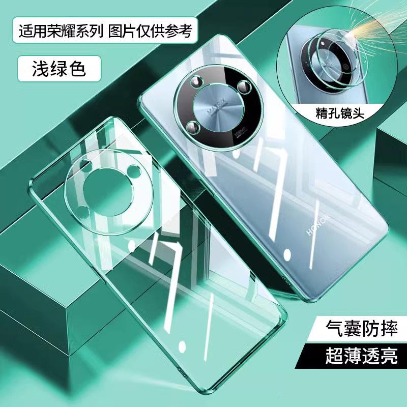 [Electroplating Soft Case] Applicable To Honor X11 Mobile Phone Case GT New Pro Ultra-thin Transparent Silicone Anti-drop  Case