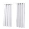 2PC Curtains Home Modern Simple Solid Color Blackout Cloth Outdoor Waterproof Sunscreen Anti UV