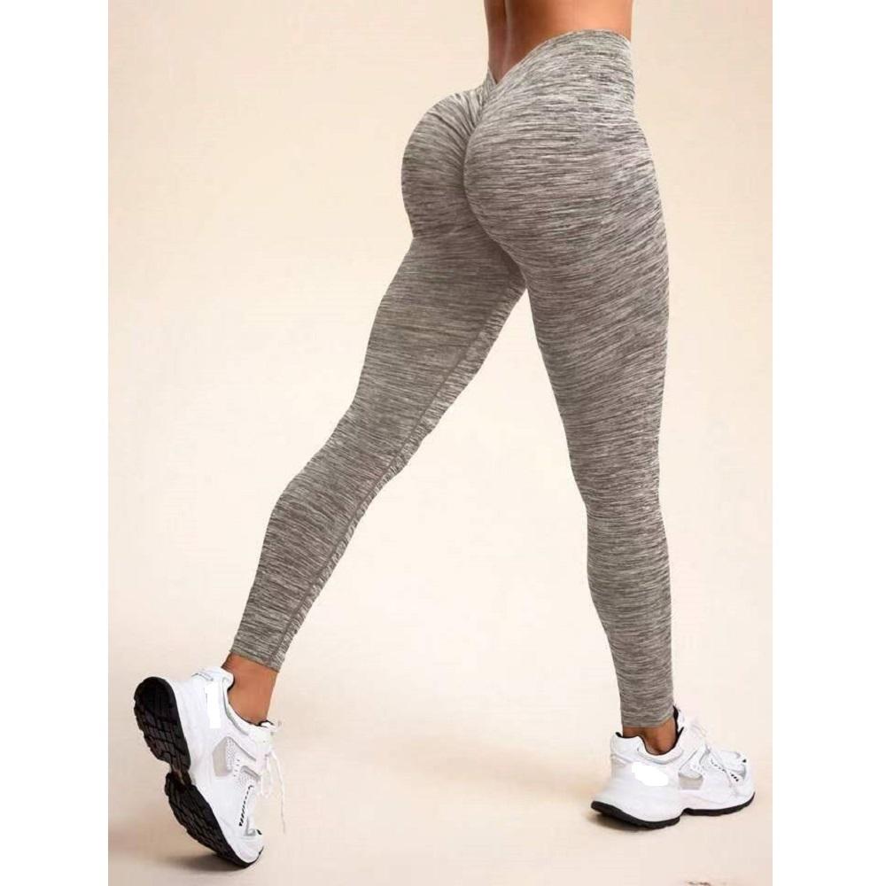 Damskie Sportowe Legginsy do Jogi Podnoszące Pośladki Obcisłe Bezszwowe Spodnie Fitness Outdoor