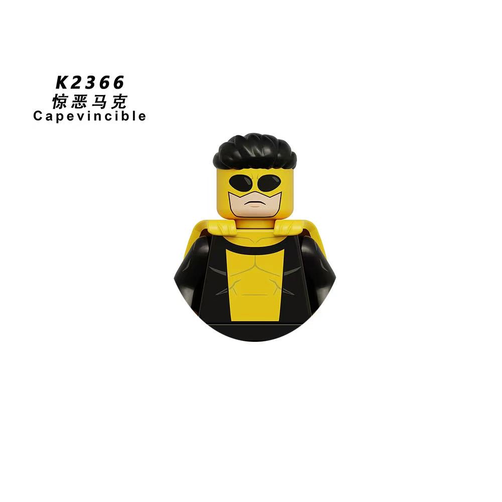 Serie Invincibile Supereroe Omni‑Man Atom Eve Mostro Blocchi da Costruzione Action Figures Mattoncini Giocattolo