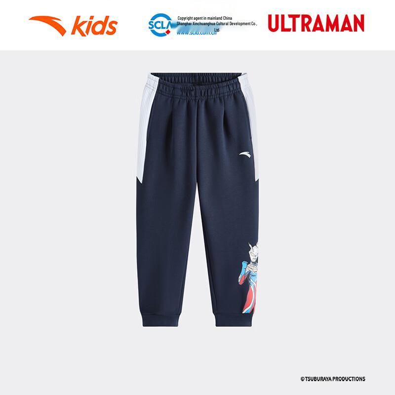 

ANTA Boys 2026 Spring Ultraman Sports Sweatpants 140