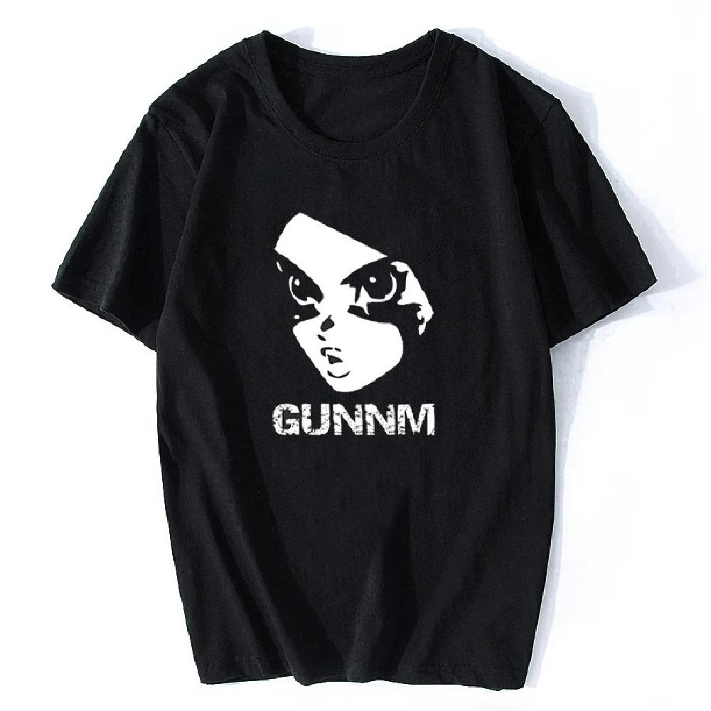 Battle Angel Alita T Shirt Gunnm Anime Gully Gally Fashion Style Black T-shirt Casual Design Unisex Men Women Cotton Tee1 XXXXXL чёрный
