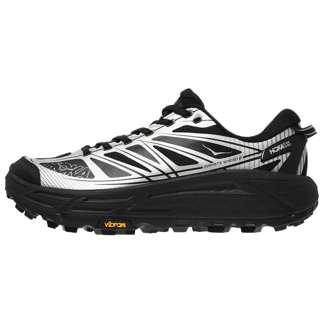 

HOKA Mafate Speed 2 Black Silver Unisex Sneakers 1126851-BKSV 41⅓