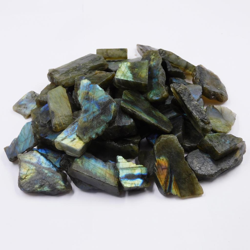 189.7 Ct Natural Labradorite UnCut Rough Huge Loose Gemstone Lot
