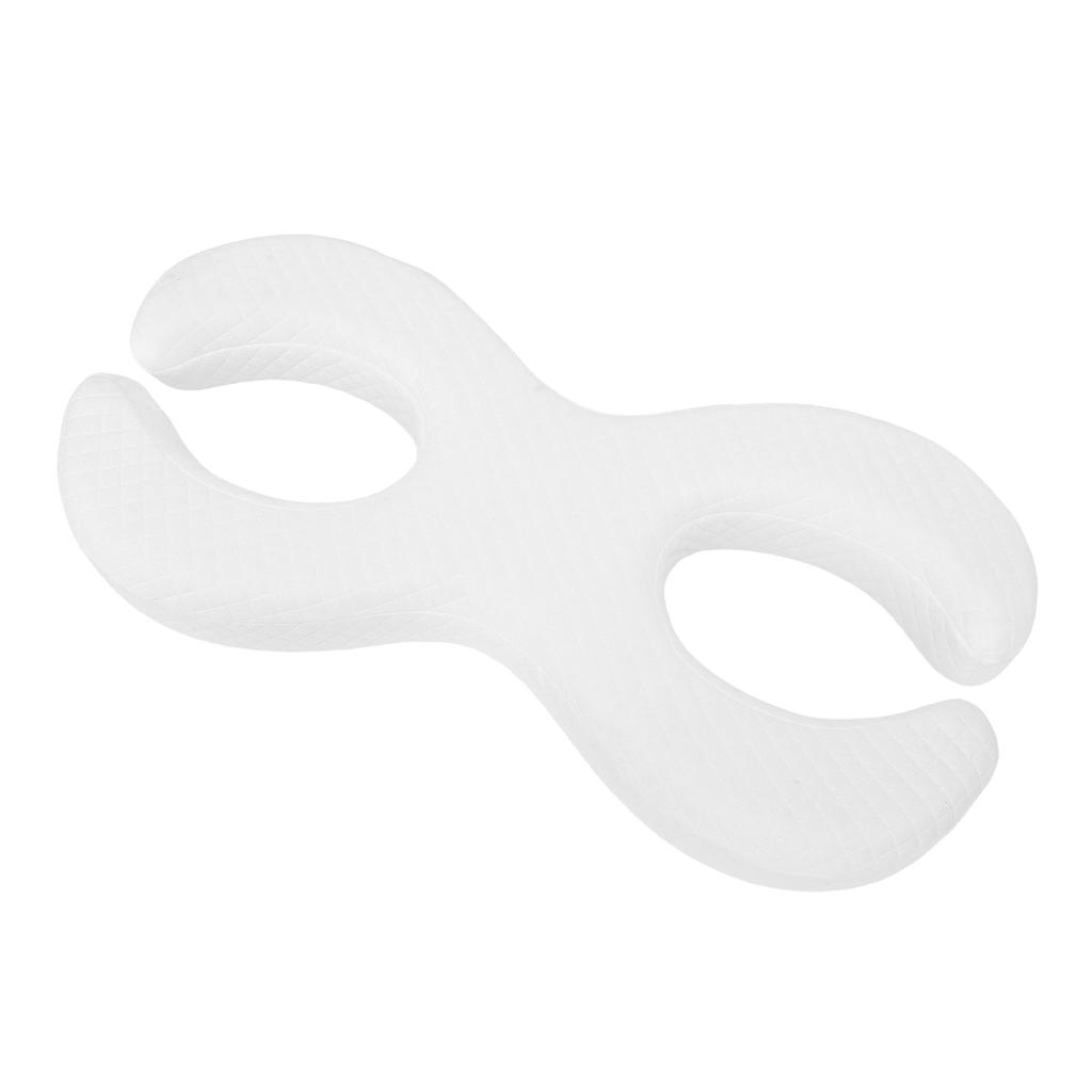 Face Pillow for Side Sleepers Memory Foam 2 Holes Soft Washable Ear Piercing Pillow for Deep Sleepin