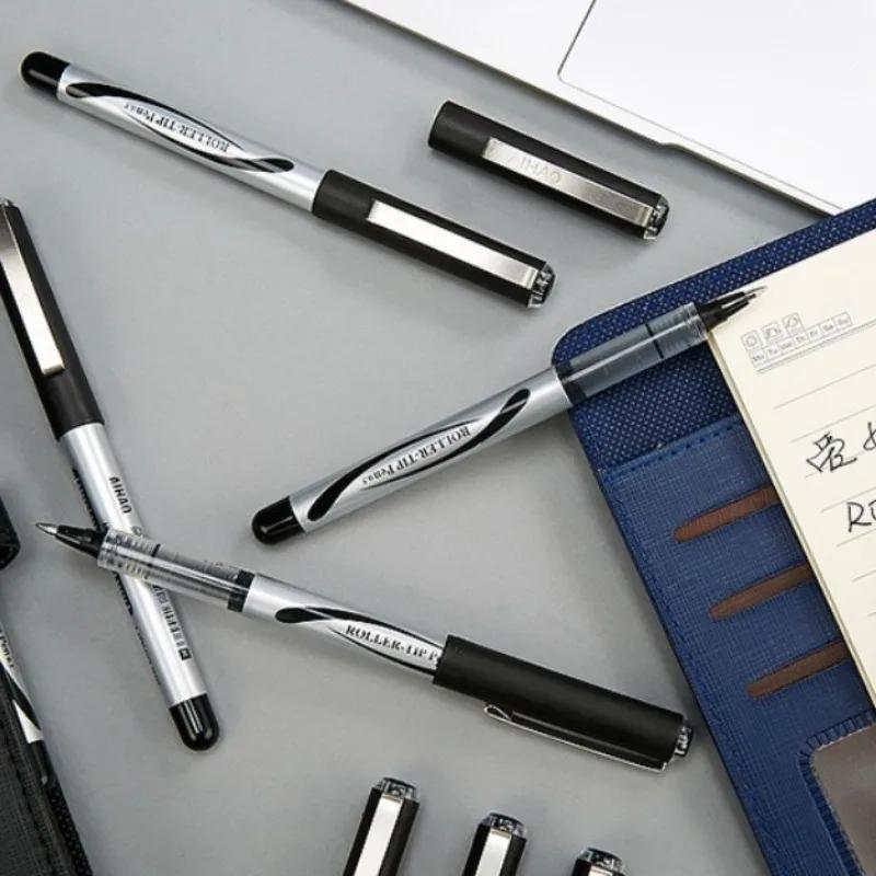 0.5mm Cute Gel Pens Box Gel Pens Kawaii Pens Office Accessories Korean Stationery Black Ballpoint Pen for School Office Writing