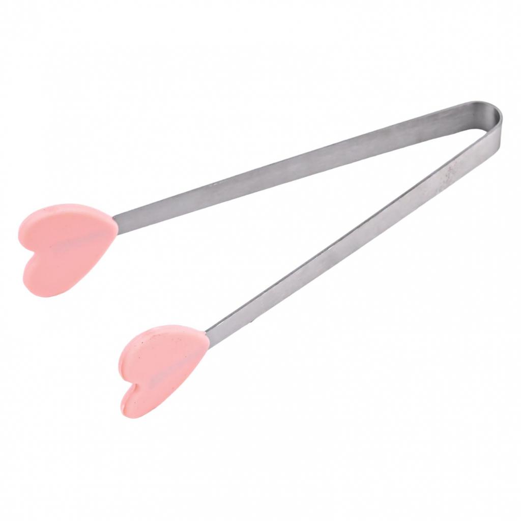 Dishwasher Safe Heart-Shaped Cooking Tongs Mini Food Tongs