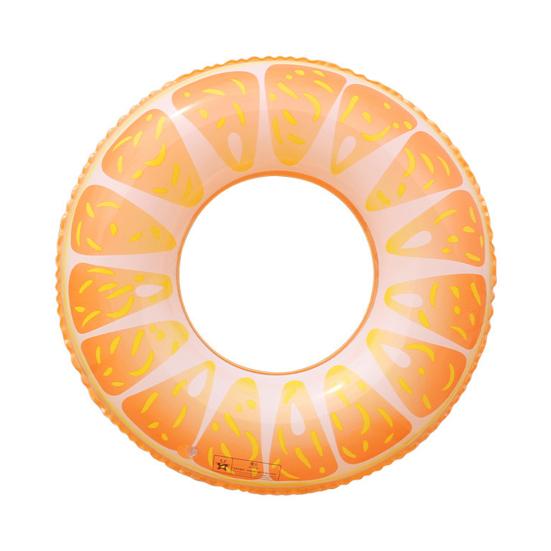 Oppblåsbare fruktbadeleker for barn voksne vannmelon kiwi appelsinformede gummibaderinger svømmering for sommerbassengfest innsjø strand