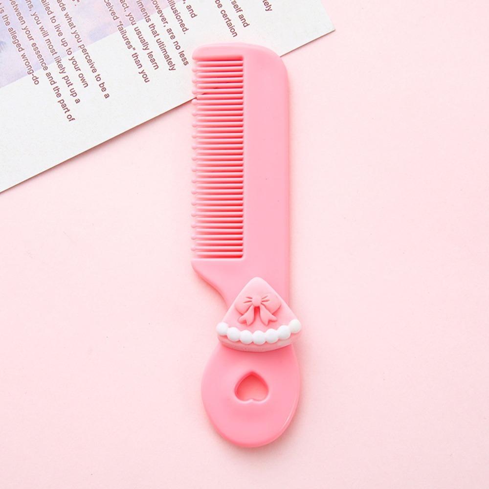 Wear Resistant Cute Student Portable Hair Comb Mini Children Baby Girl Hair Comb
