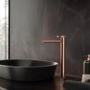 Single-Hole Modern Design Waterfall Basin Tap Hotel Single-Handle Deck Bathroom Mixer Lead-Free Sink Plumbing