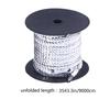 Black 6Mm Flat Spangle Sequin Ribbon Elastic String Sequins for DIY Attire Bridal Wedding Embroidery Textile Decoration