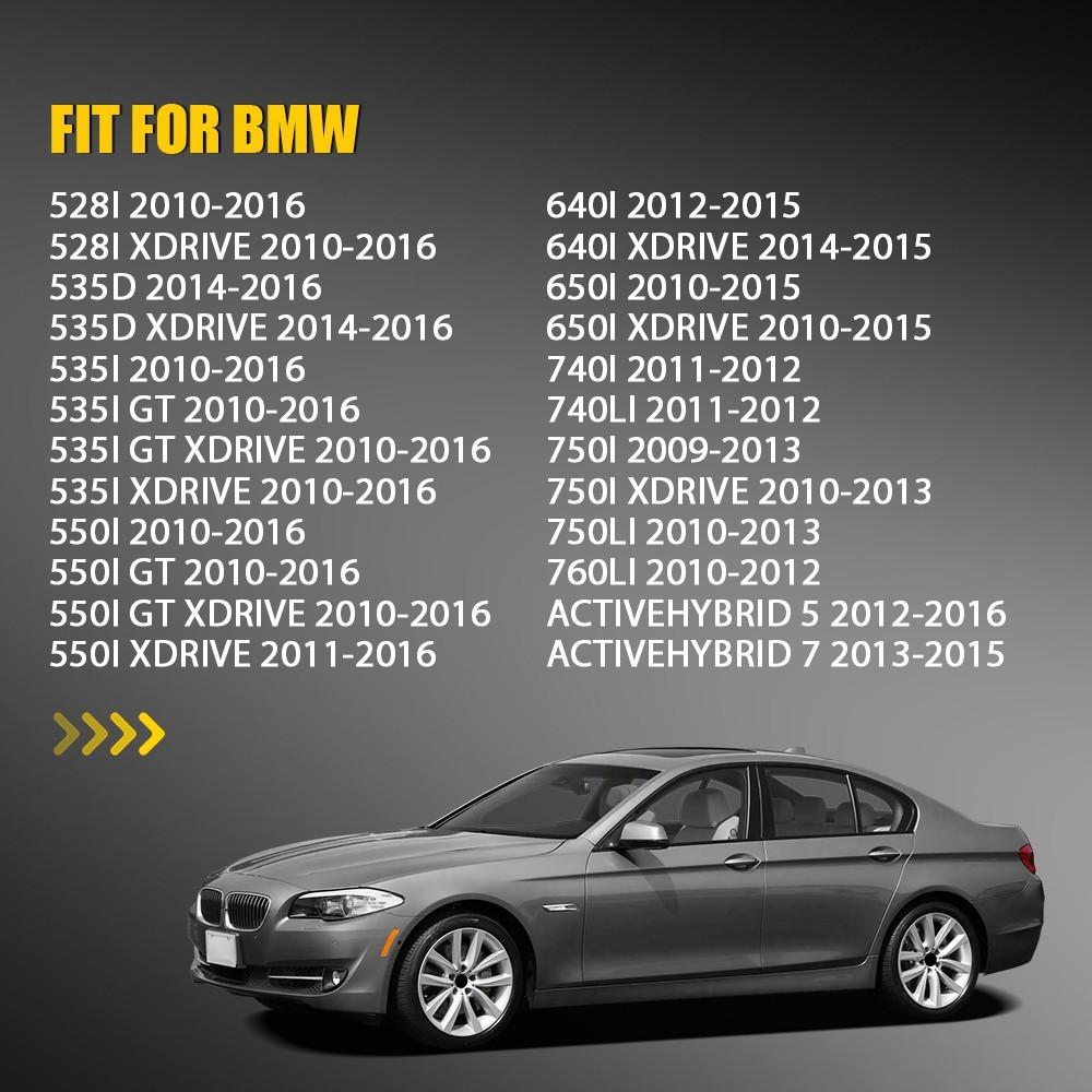 Passenger Right Mirror Side Glass 4Pin Heated Blind For BMW 528I XDRIVE 2010-16