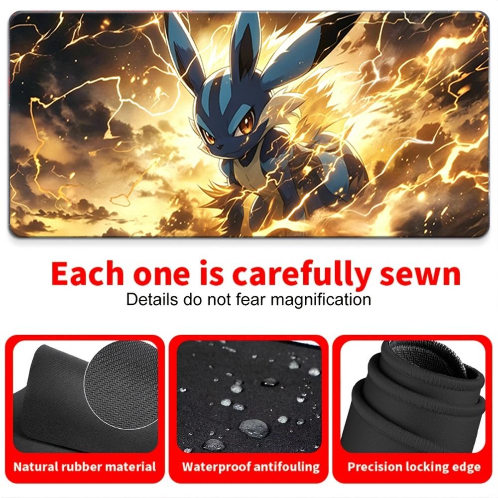 Pokemon Space Station Adventure Gaming Mouse Pad NonSlip Desk Mat 300x800x2mm