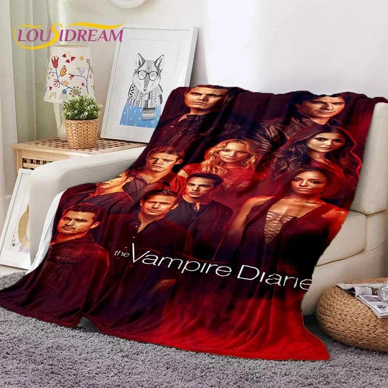The Vampire Diaries Damon Salvatore Soft Flannel Blanket for Beds Bedroom Sofa Picnic,Throw Blanket for Outdoor Leisure Nap Gift