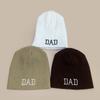 Autumn and Winter Design Simple Parents Letter Embroidery Knitted Hat Men and Women Warm Personality Cold Hat Pullover Hat