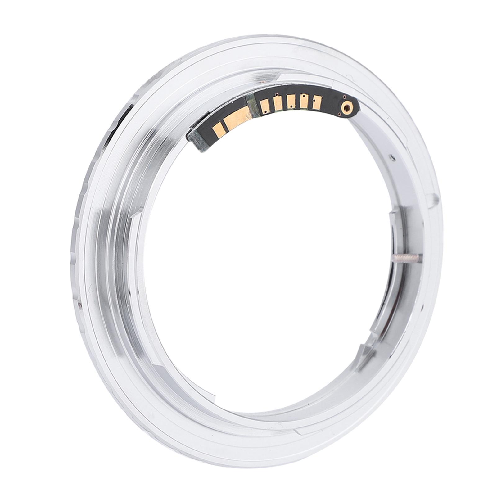 DIYelecs OM-EOS Camera Lens Adapter met Elektrisch Contact voor Olympus OM Lens voor EOS Camera's