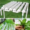 AC 220V 54 Holes Hydroponic Piping Site Grow Kit Deep Water Culture Planting Box Gardening System Nursery Pot Hydroponic Rack