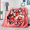 Creativity Animation Helluva Boss Blitzo Adult Soft Plush Flannel Blanket Throw Blanket Living Room Bedroom Bed Sofa Badspread