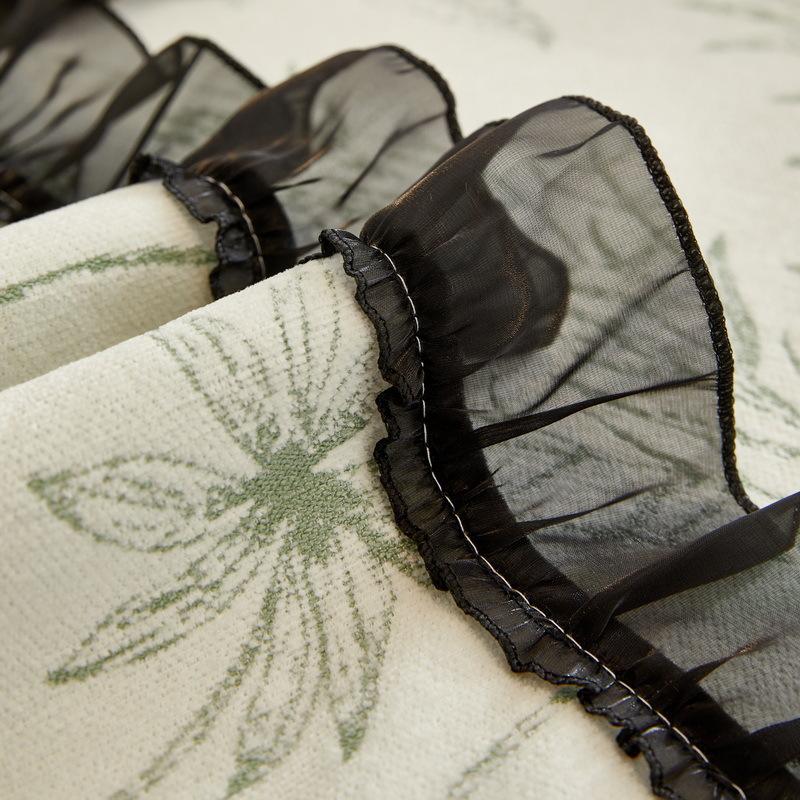 Ink and Wash Sofa Cushion, Retro Estate Sofa Cushion, Seat Cushion Cover, Light Luxury, Modern Anti Slip Sofa Cushion, Dust Cover