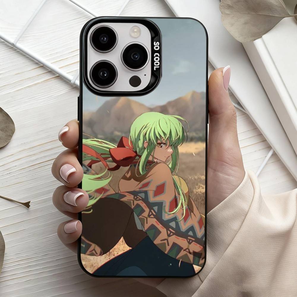 Japanese Anime C-Code G-Geass  Phone Case For iPhone17,16,15,14,13,12,11 Plus,Pro Max Black Candy Silver Phone Case