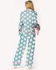 2024 New Women's European & American Print Pajama Suit