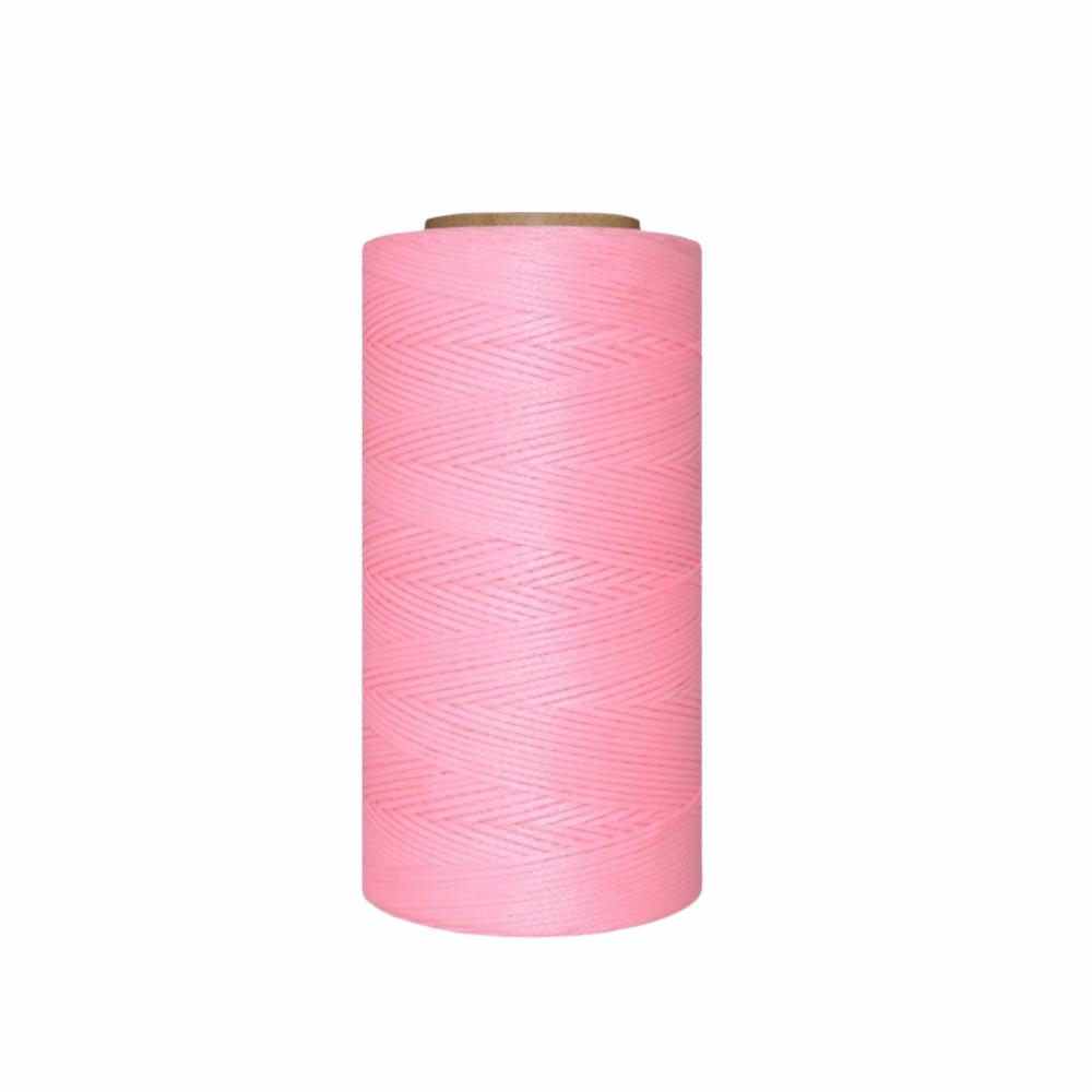 

150D Leather Sewing Thread Thickness 0.8mm Hand Stitching Thread Hand Stitching Vintage Flat Waxed Thread Leather Craft розовый