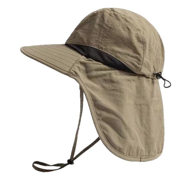 Unisex Summer Sun Hat with Full Face UV Protection for Outdoor Activities, Fishing, and Mountaineering. Breathable and Protective.