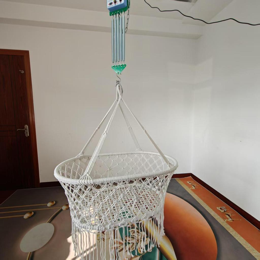 Tassel Hanging Baby Cradle: Outdoor Chair & Photography Prop for Children's Room Décor