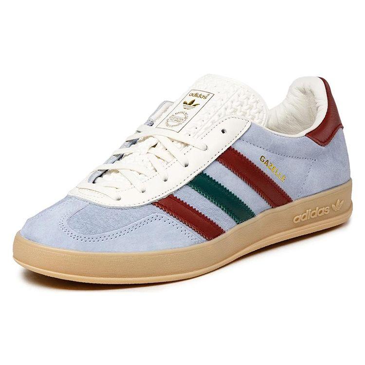adidas Gazelle Blue Dawn Burgundy Unisex Sneakers Collegiate-Burgundy Core-Green IG4994