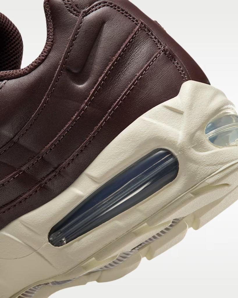 IM0696-200 Nike Air Max 95 Big Bubble Leather Baroque Brown Black (Men's)