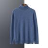 2025 Classic Solid Color Men's High Neck Loose Cashmere Sweater Pullover Knitwear