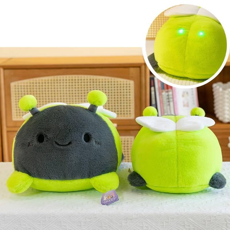 Cute Firefly Plush Toy Wholesale Cartoon Insect Doll Green Pillow Children's Gift
