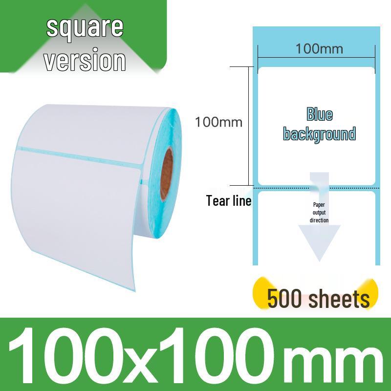 100x100x150 Durable Thermal Waybill & Barcode Label Paper
