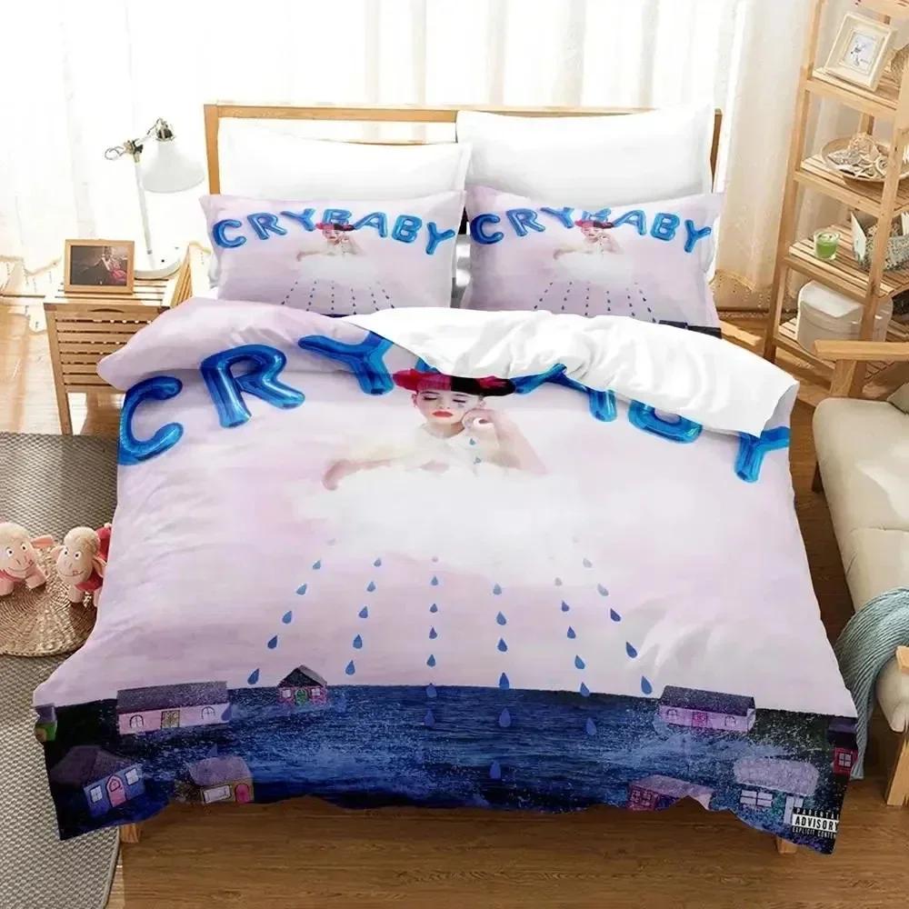 3D-Druck Sängerin Melanie Martinez Bettwäsche-Set Bedrucktes Bettwäsche-Set Mit Kissenbezug Bettbezug Weich Queen King Size Bettwäsche Zuhause