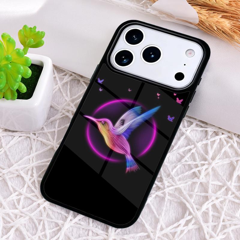 Hummingbird Phone Case for iPhone 17 Air 16 15 11 12 14 13 Pro Max Shockproof Cover