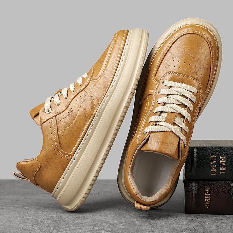 

Кожаная обувь для мужчин Натуральная кожа Повседневная обувь Деловые оксфорды Высококачественная дизайнерская рабочая обувь 44 коричневый