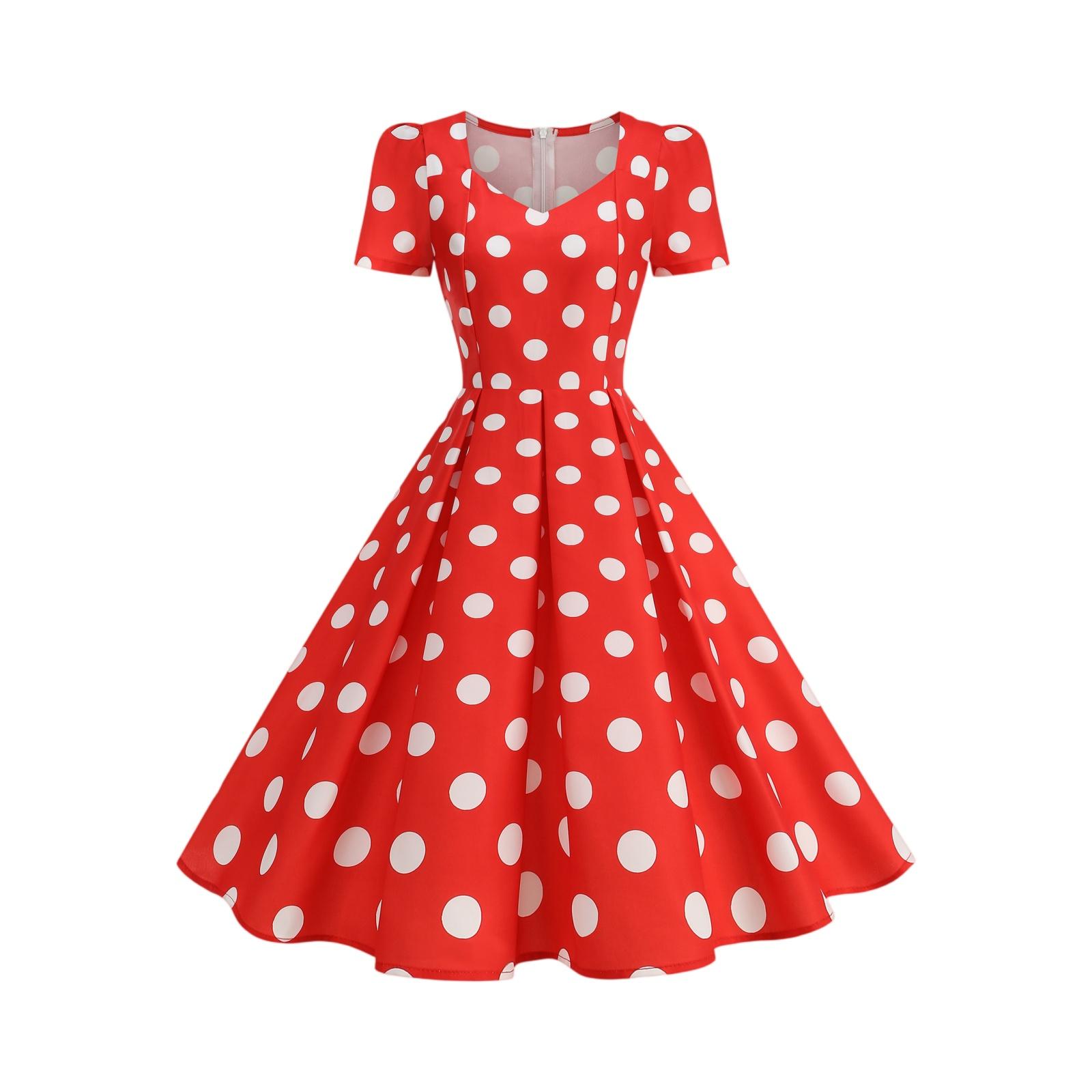 Женское модное цветное платье с коротким рукавом XXL красный